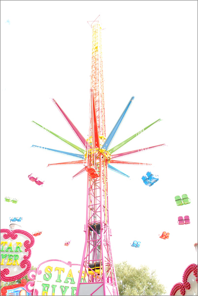 Fotografie Rheinkirmes, Druck auf Papier, 2009