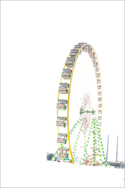 Fotografie Rheinkirmes, Druck auf Papier, 2009